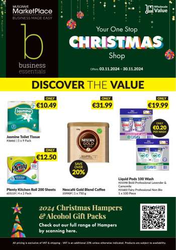 MUSGRAVE Market Place offer  - 03.11.2024 - 30.11.2024.