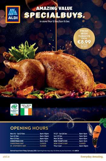 Aldi offer  - 12.12.2024 - 15.12.2024.