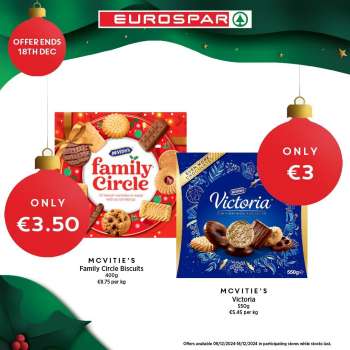 EUROSPAR offer  - 09.12.2024 - 18.12.2024.