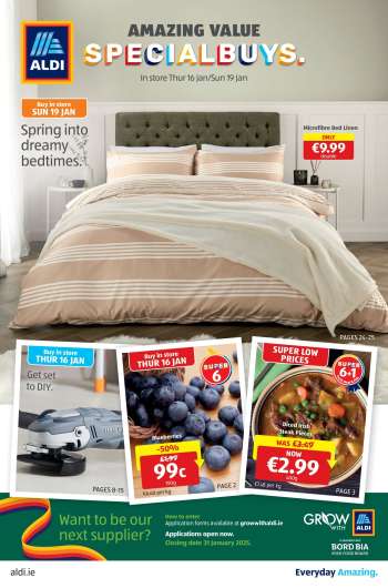 Aldi offer  - 16.01.2025 - 19.01.2025.