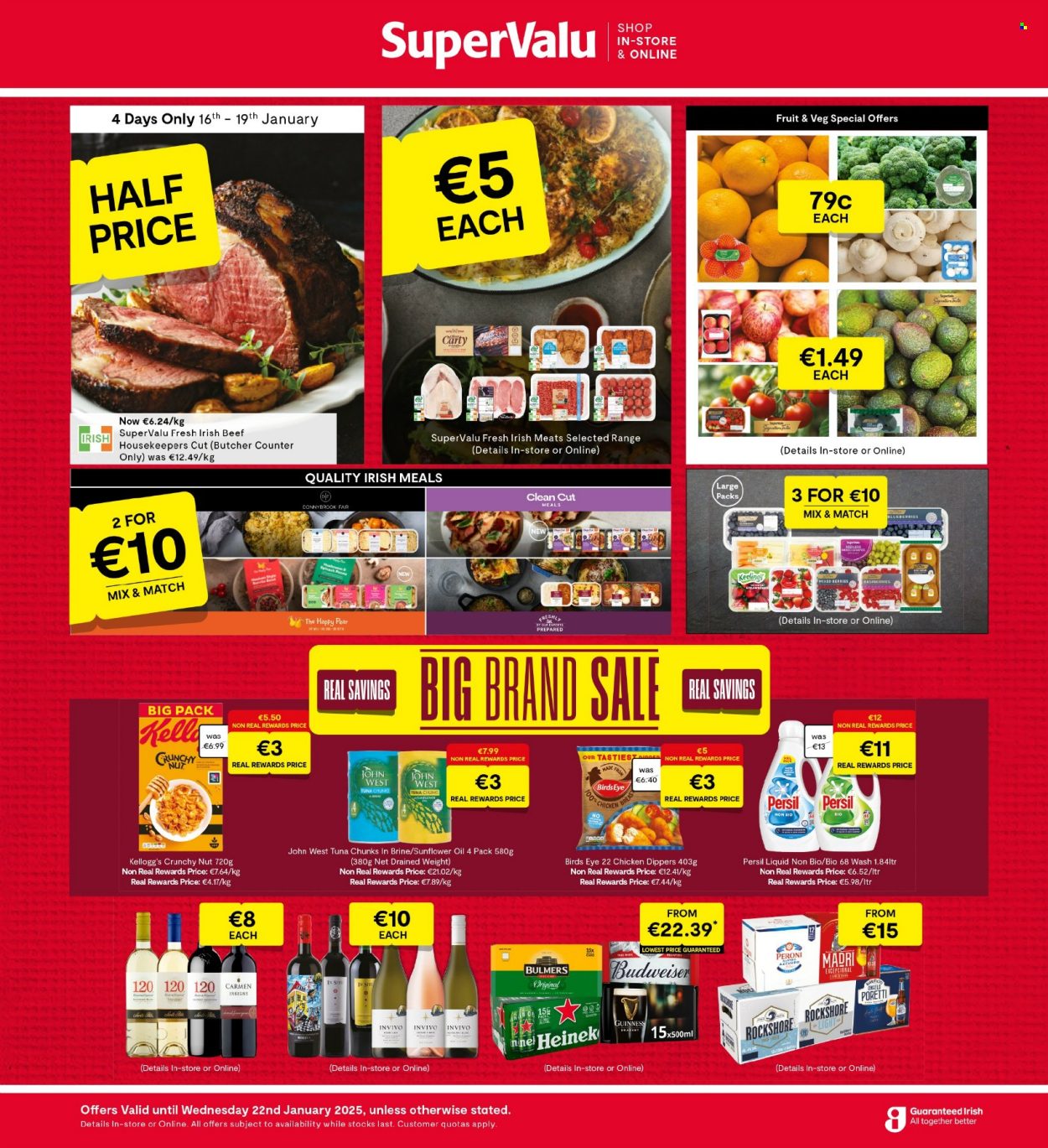 SuperValu offer - 16.01.2025 - 22.01.2025. Page 1
