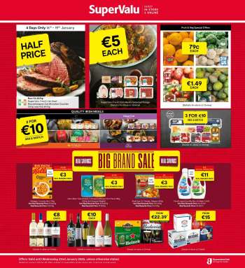 SuperValu offer  - 16.01.2025 - 22.01.2025.