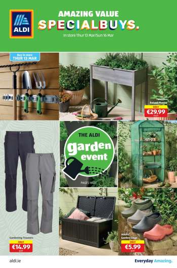 Aldi offer  - 13.03.2025 - 16.03.2025.