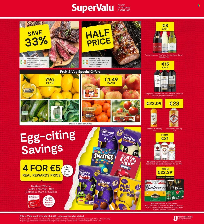 SuperValu offer - 09.03.2025 - 12.03.2025. Page 1