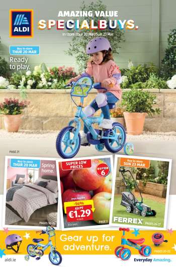Aldi offer  - 17.03.2025 - 20.03.2025.