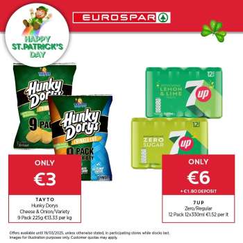 EUROSPAR offer  - 14.03.2025 - 19.03.2025.