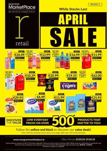 MUSGRAVE Market Place offer  - 23.03.2025 - 19.04.2025.