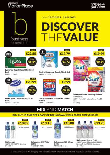 MUSGRAVE Market Place offer  - 23.03.2025 - 19.04.2025.