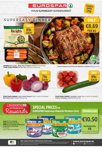 EUROSPAR offer  - 17.04.2025 - 07.05.2025.