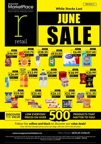 MUSGRAVE Market Place offer  - 18.05.2025 - 14.06.2025.