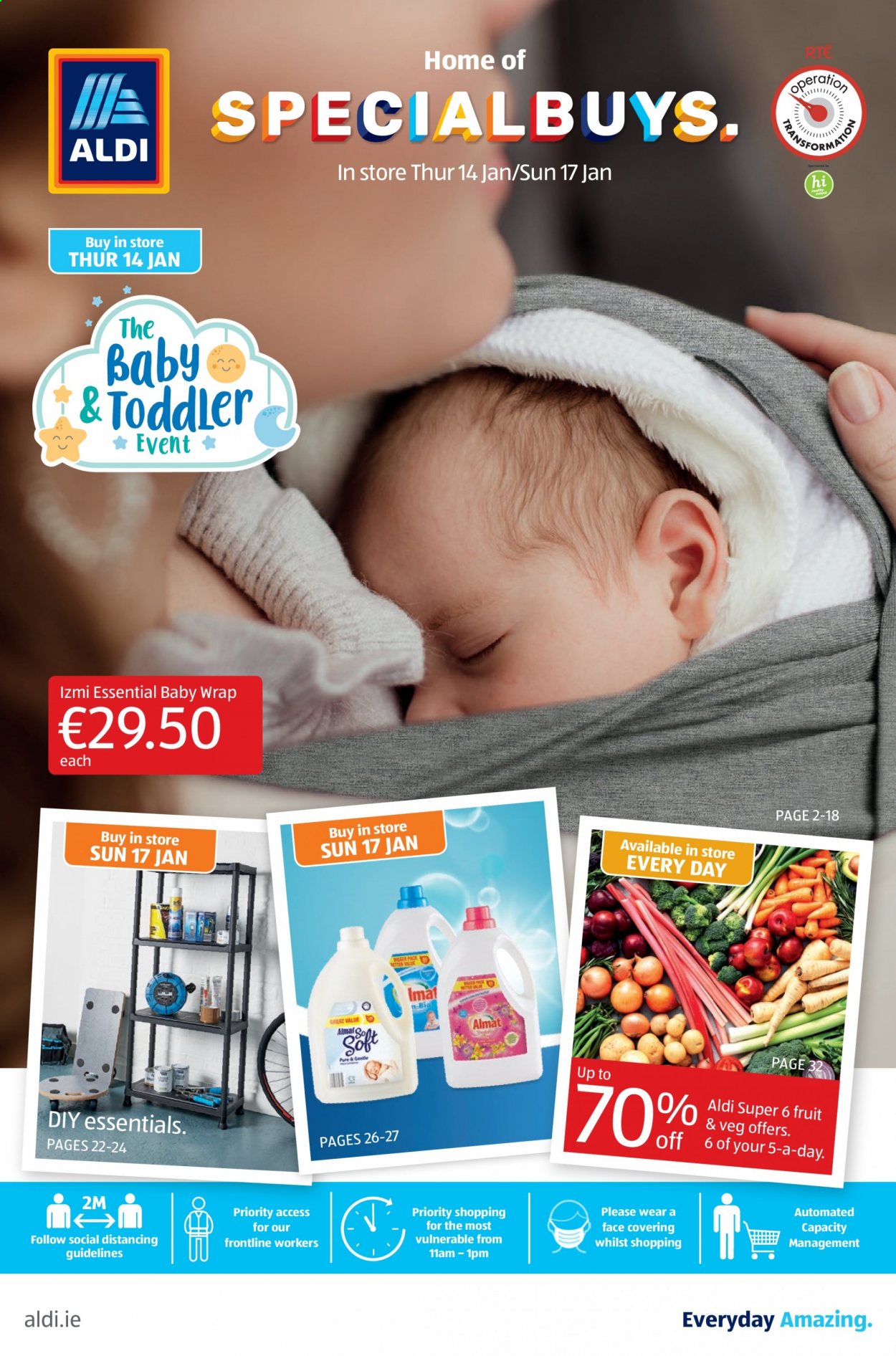 thumbnail - Aldi offer  - 14.01.2021 - 17.01.2021 - Sales products - Sol. Page 1.