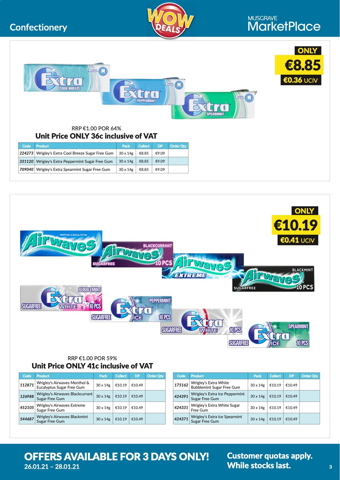 MUSGRAVE Market Place offer - 26.01.2021 - 28.01.2021. Page 3