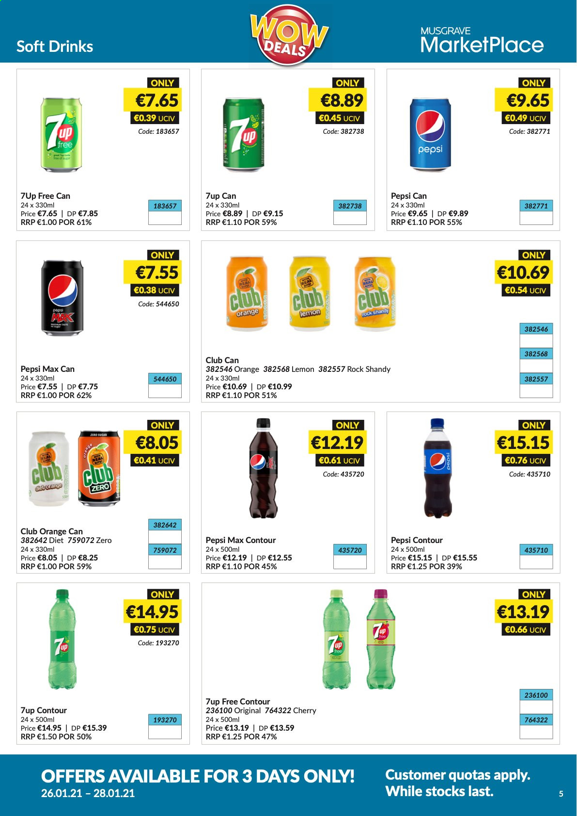 MUSGRAVE Market Place offer - 26.01.2021 - 28.01.2021. Page 5