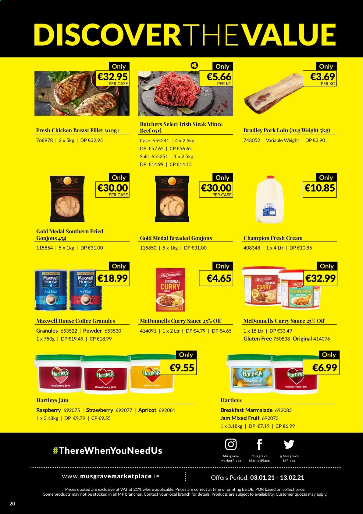 MUSGRAVE Market Place offer - 03.01.2021 - 13.02.2021. Page 20