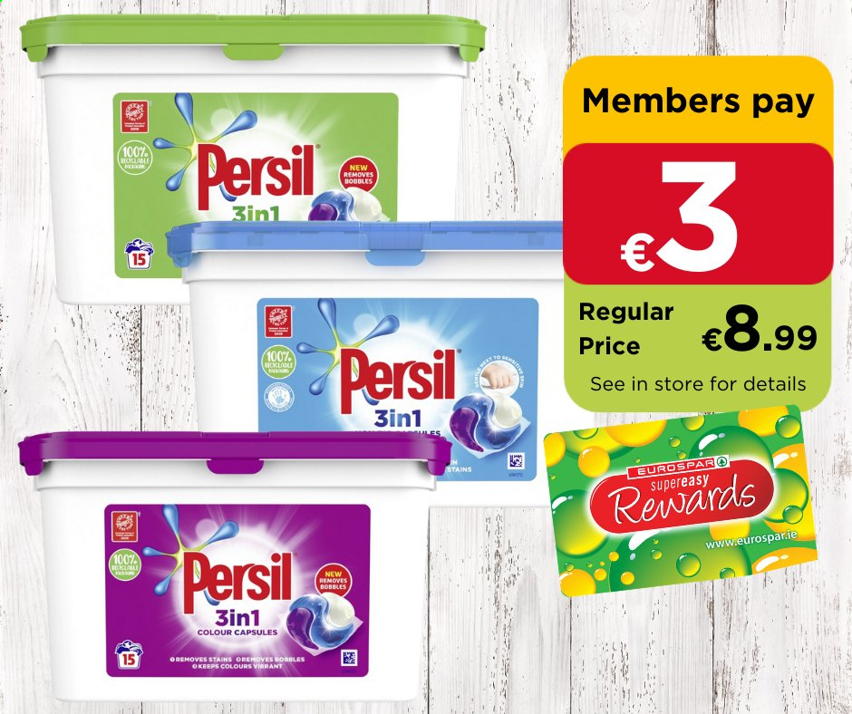 EUROSPAR offer  - 25.2.2021 - 3.3.2021 - Sales products - Persil. Page 1.