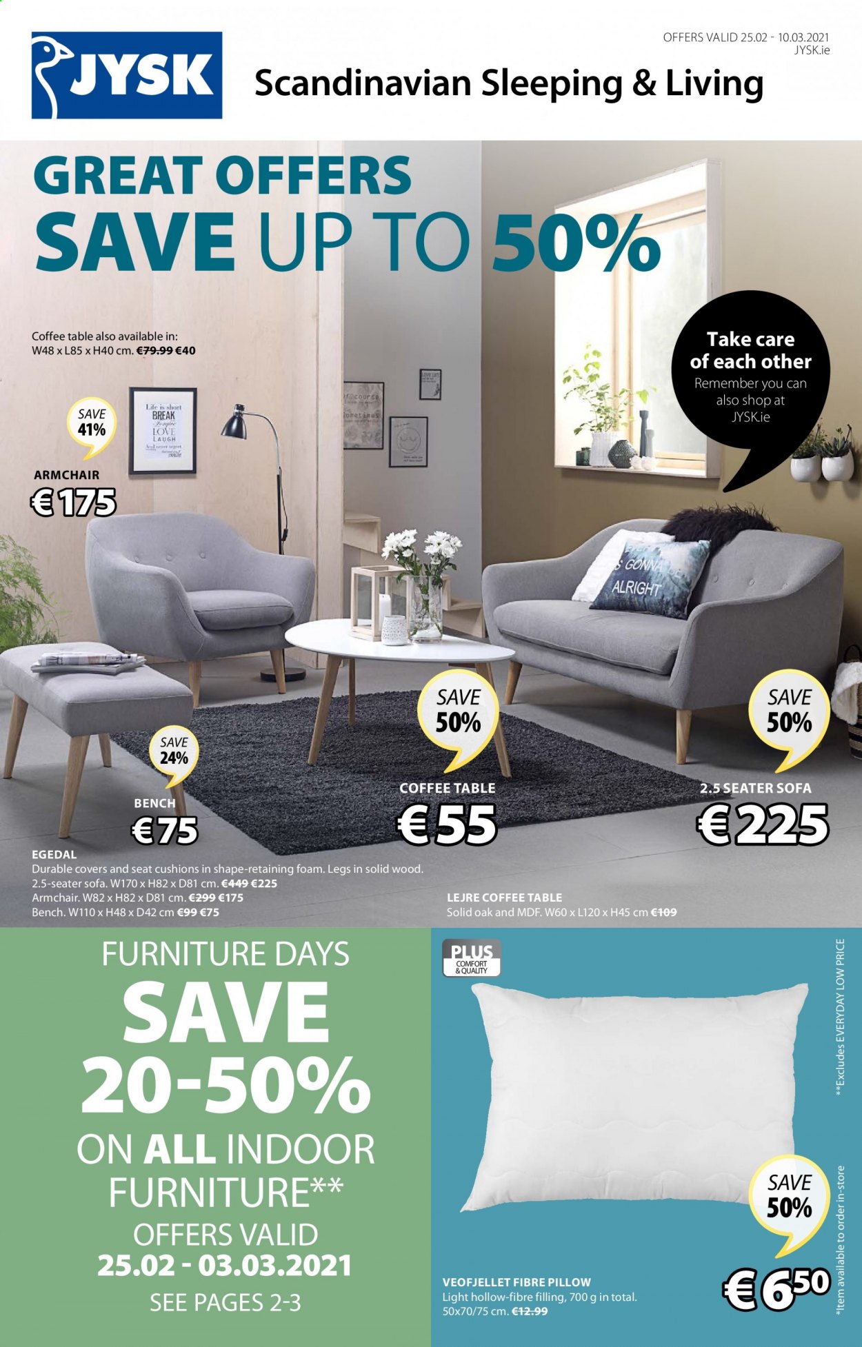 JYSK offer - 25.02.2021 - 10.03.2021. Page 1