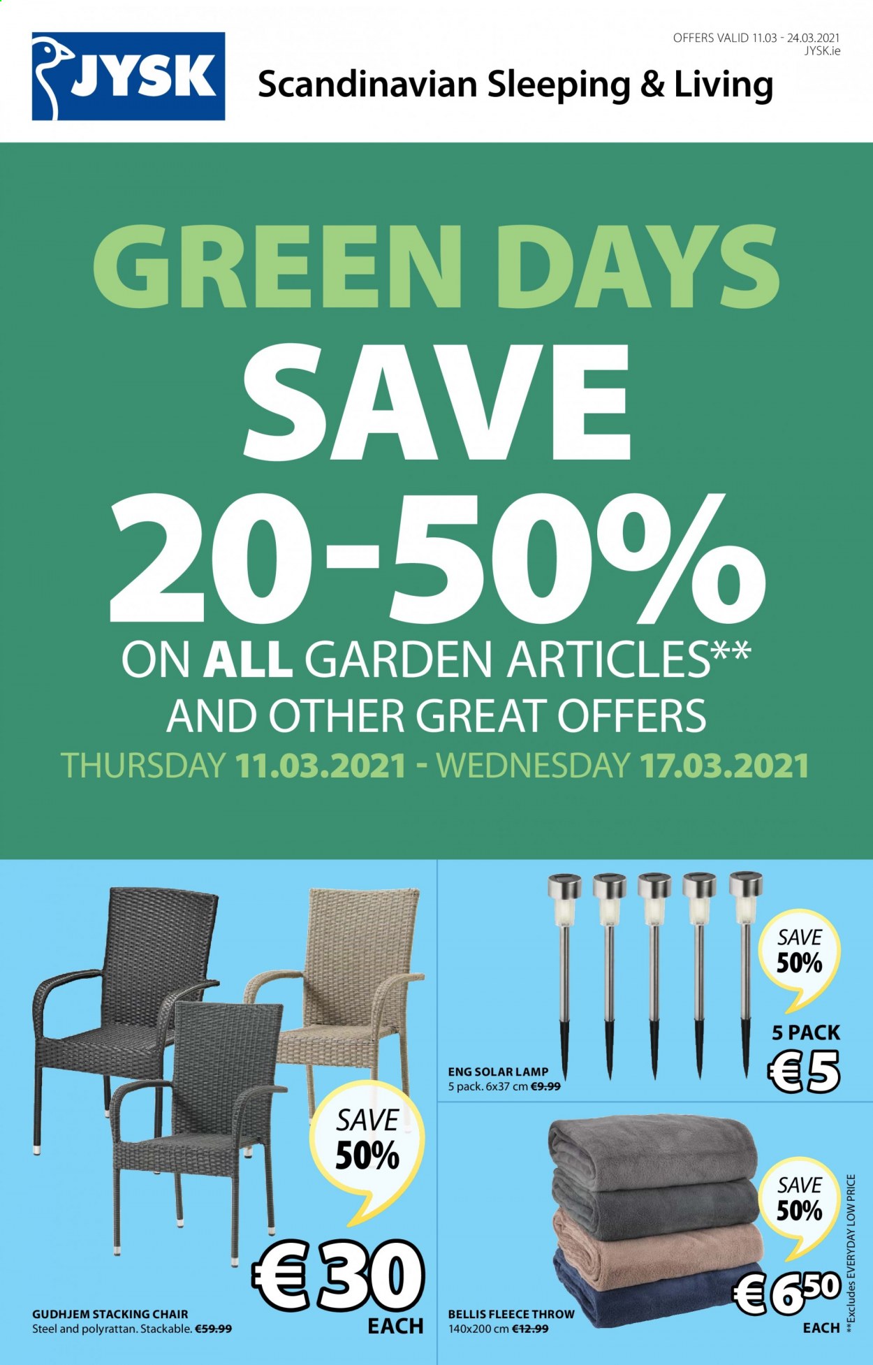 JYSK offer - 11.03.2021 - 24.03.2021. Page 1