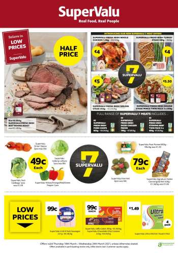 SuperValu offer  - 18.3.2021 - 24.3.2021.