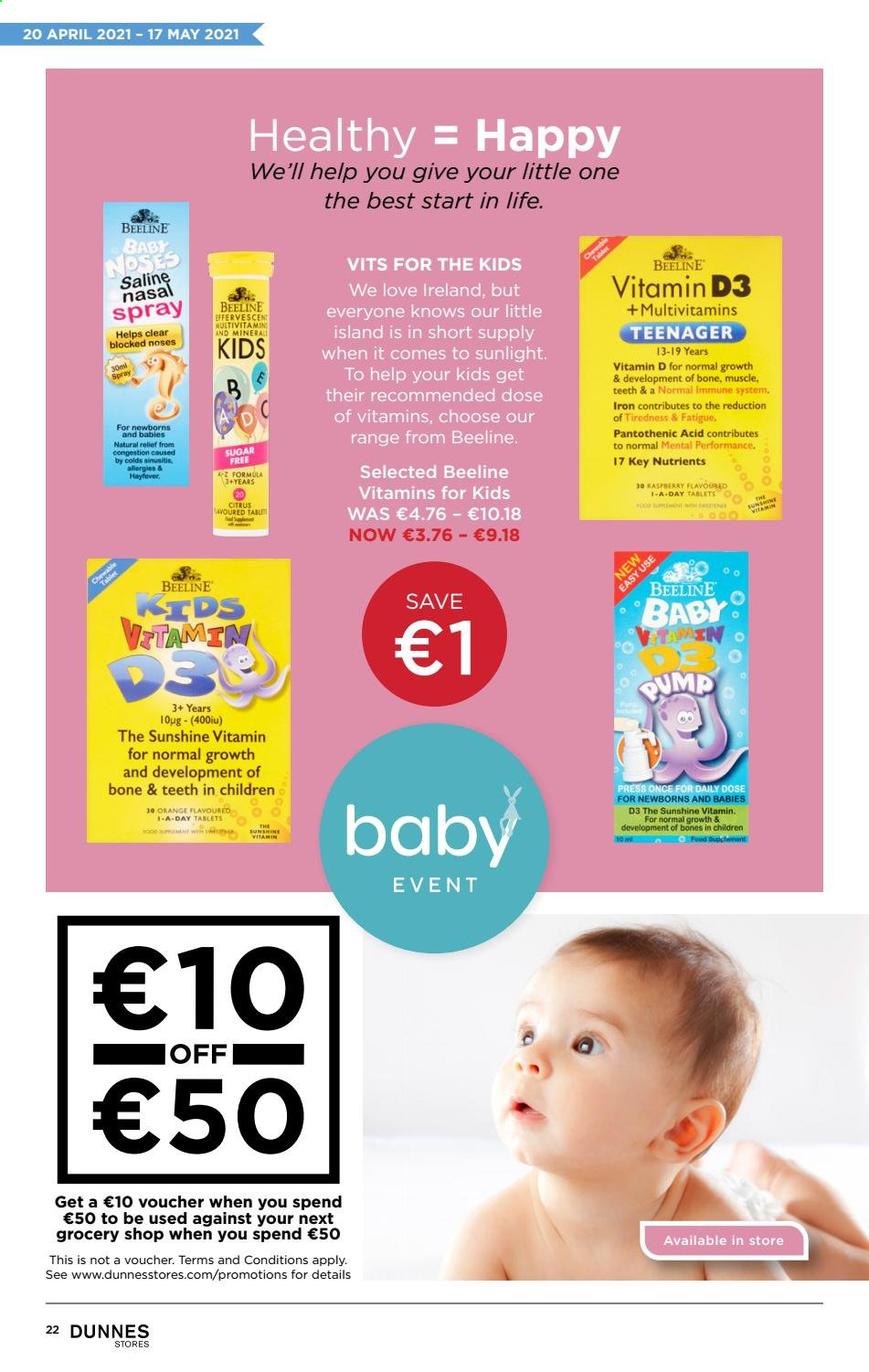 Dunnes Stores offer - 20.04.2021 - 17.05.2021. Page 22