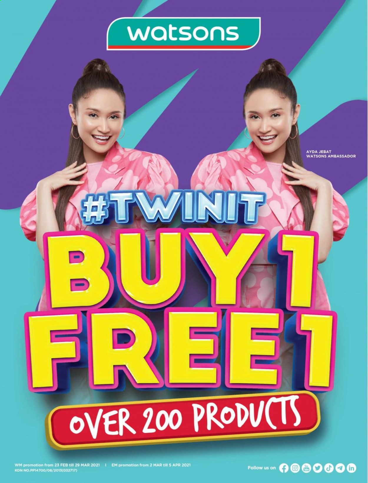 Watsons Promotion 23 February 2021 29 March 2021 Page 1 My Katalog