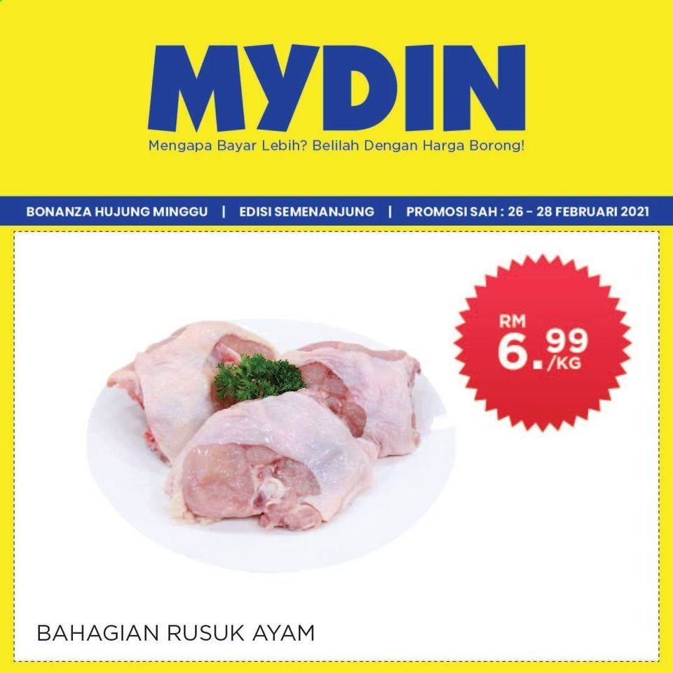 thumbnail - Mydin catalogue - 26 February 2021 - 28 February 2021.