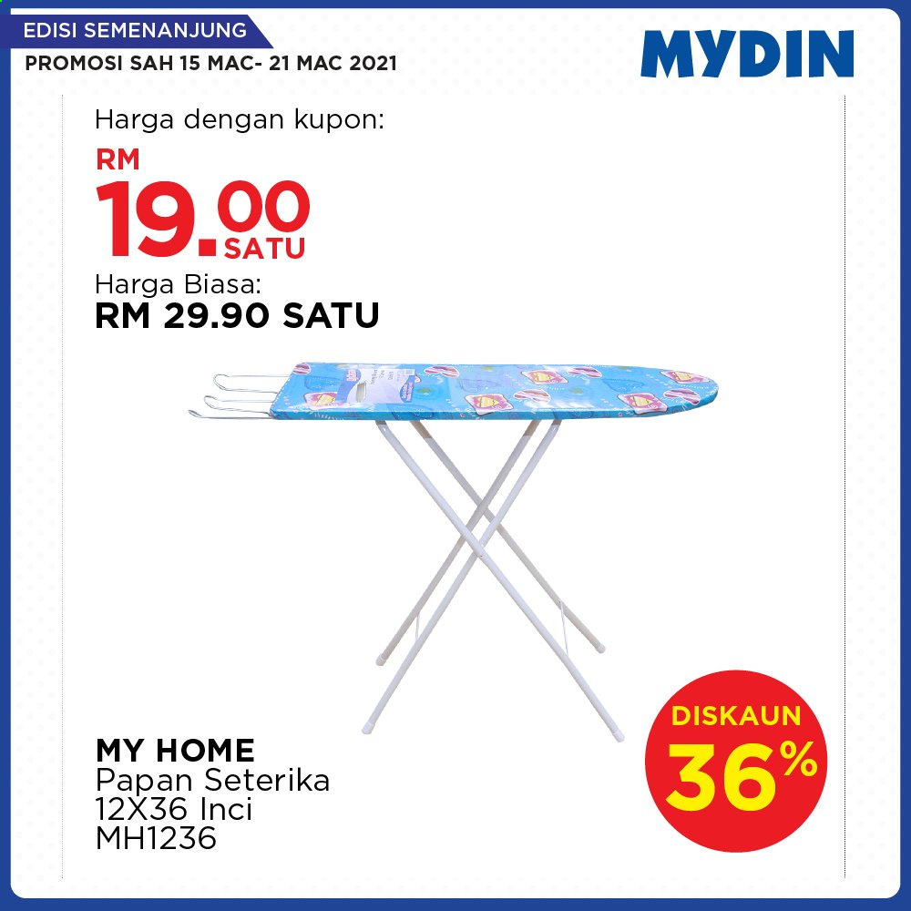 thumbnail - Mydin catalogue - 15 March 2021 - 21 March 2021.