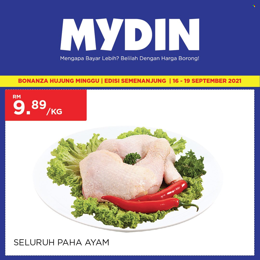 thumbnail - Mydin catalogue - 16 September 2021 - 19 September 2021.