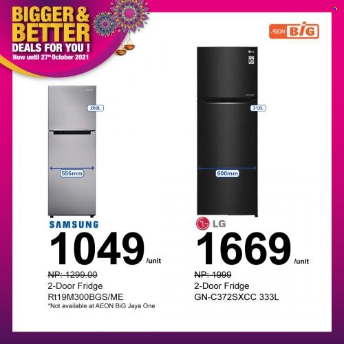 thumbnail - Iklan Aeon Big - 20.10.2021 - 27.10.2021 - Produk jualan - Samsung. Halaman 8.