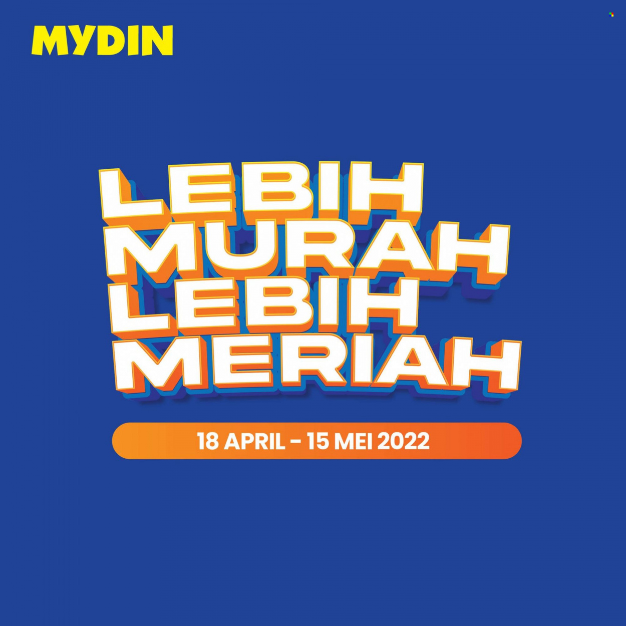 thumbnail - Mydin catalogue - 18 April 2022 - 15 May 2022.