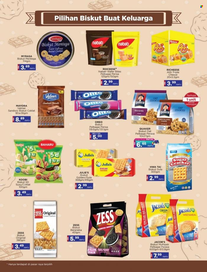 thumbnail - Iklan Mydin - 22.09.2022 - 05.10.2022 - Produk jualan - biskut, biskut gula, coklat, pelbagai perasa, susu. Halaman 17.