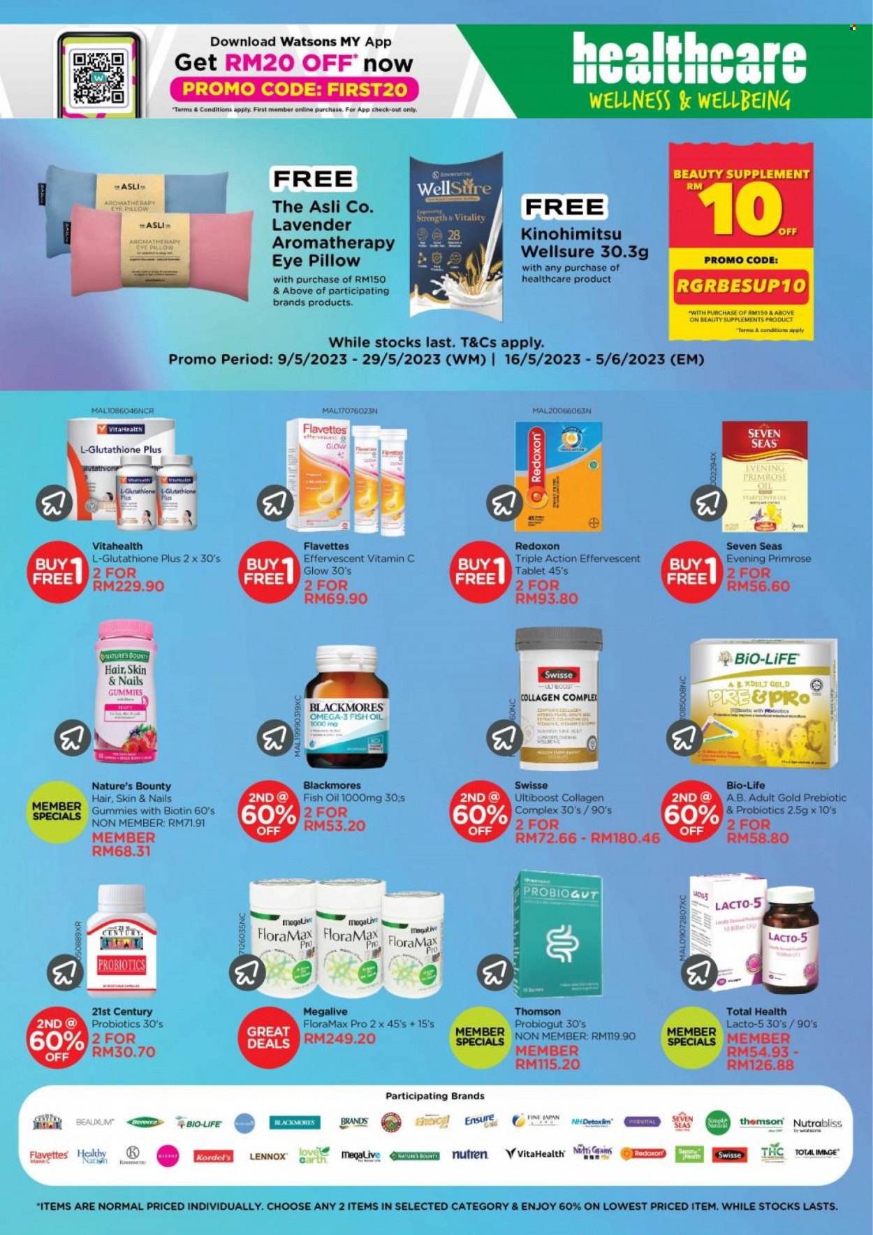Iklan Watsons - 09.05.2023 - 29.05.2023. Halaman 45.