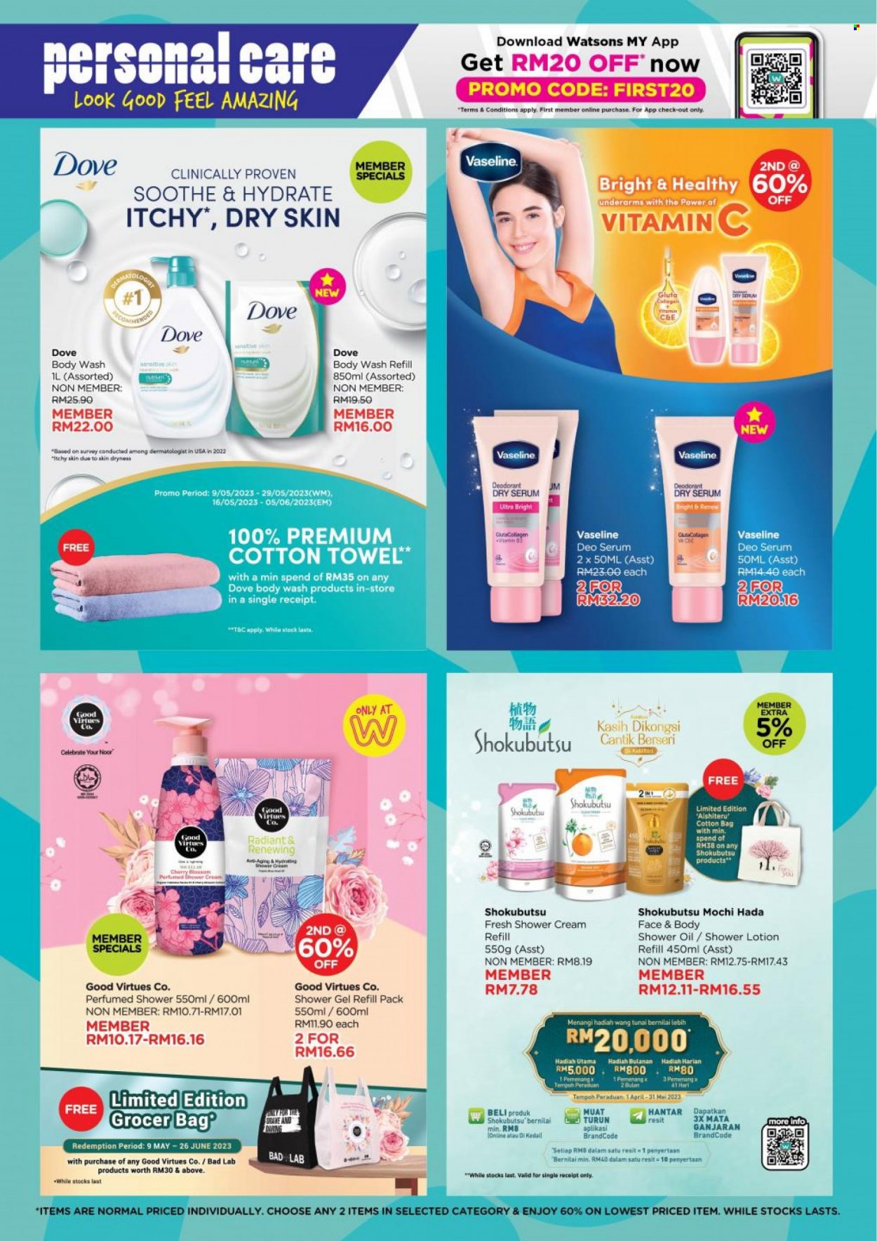 Iklan Watsons - 09.05.2023 - 29.05.2023. Halaman 84.