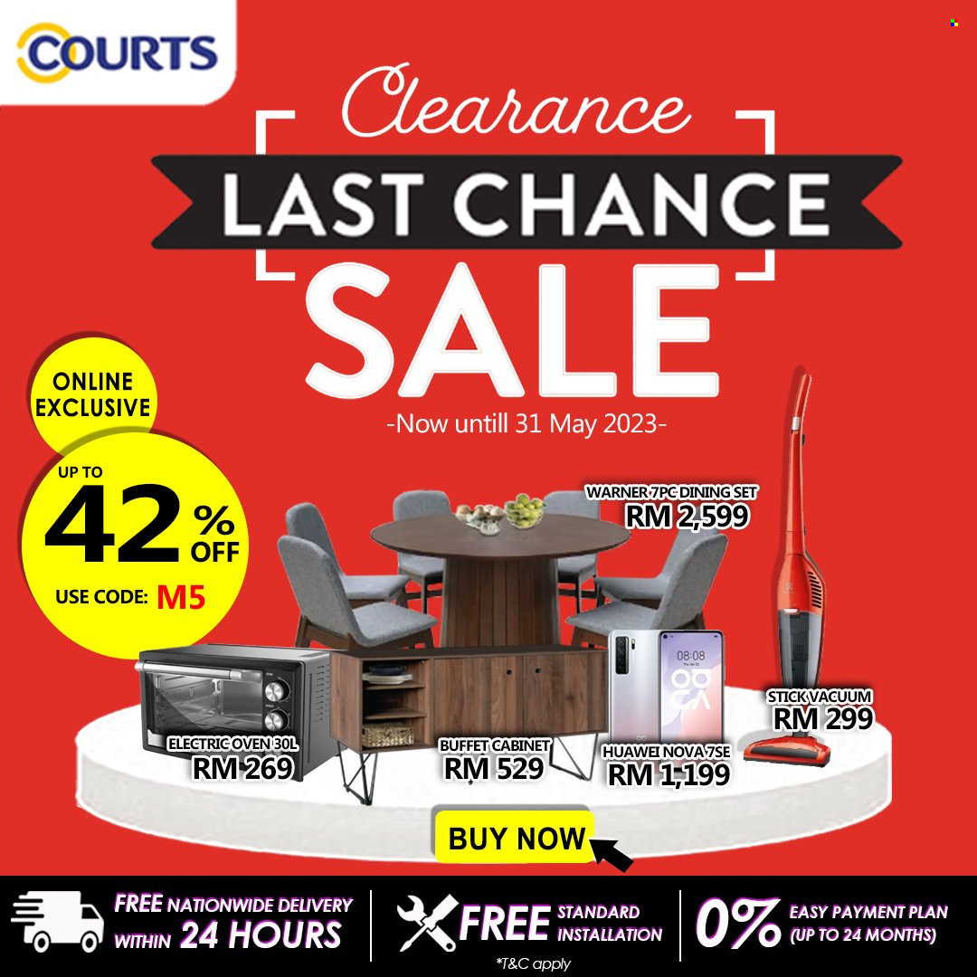 Iklan Courts - 18.05.2023 - 31.05.2023 - Produk jualan - cabinet. Halaman 1.