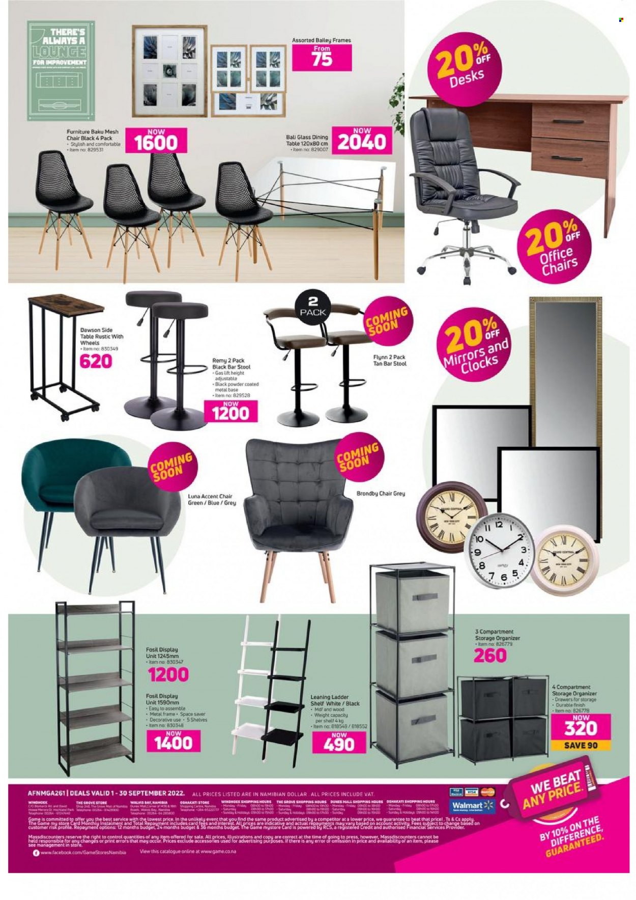 thumbnail - Game catalogue  - 01/09/2022 - 30/09/2022 - Sales products - accent chair, lounge, table. Page 4.