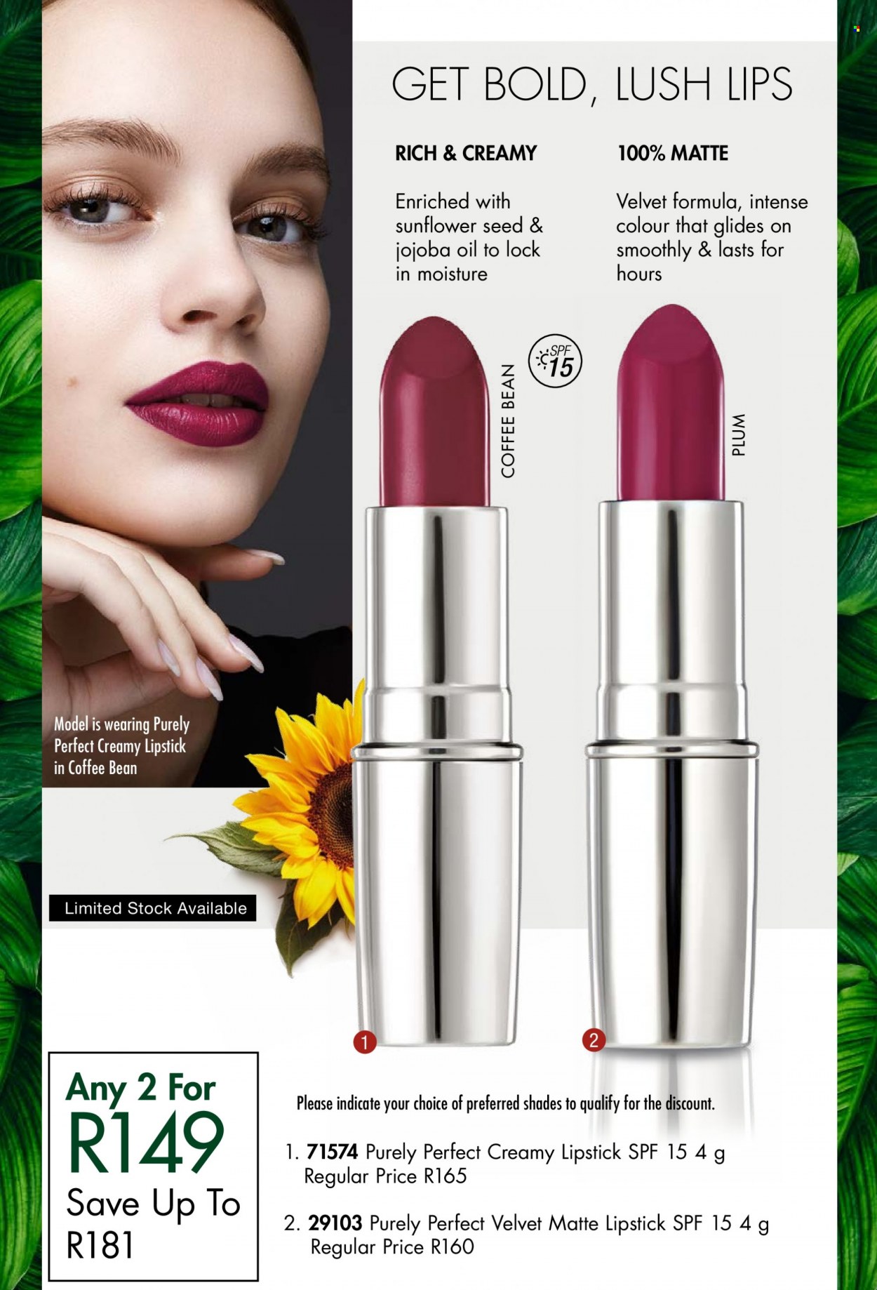 thumbnail - Justine catalogue  - 06/09/2022 - 30/09/2022 - Sales products - lipstick, shades. Page 14.