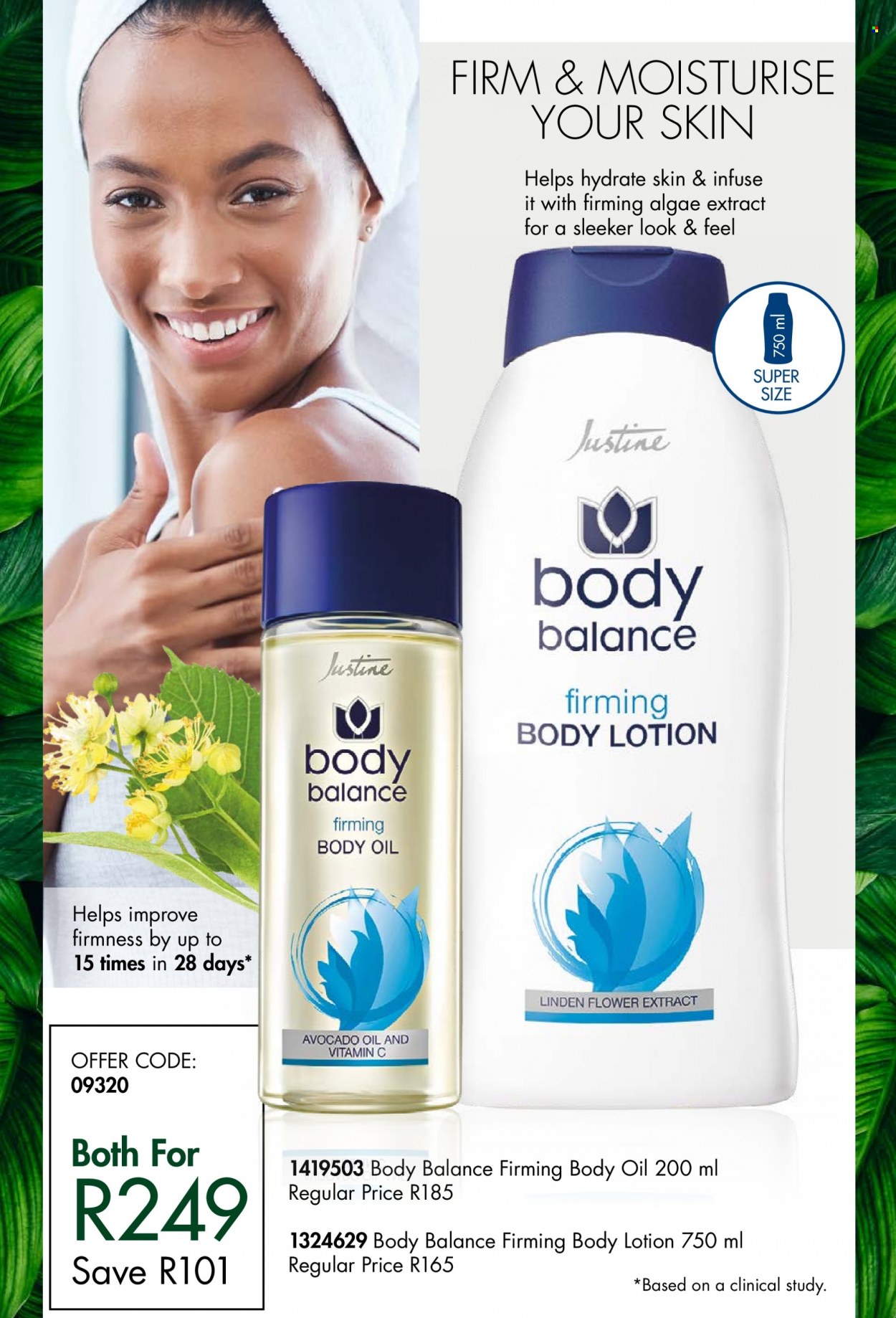 thumbnail - Justine catalogue  - 06/09/2022 - 30/09/2022 - Sales products - body lotion, body oil. Page 26.