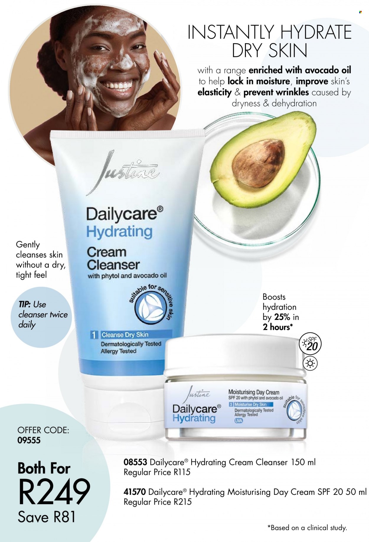 thumbnail - Justine catalogue  - 08/09/2022 - 30/09/2022 - Sales products - cleanser, day cream. Page 25.