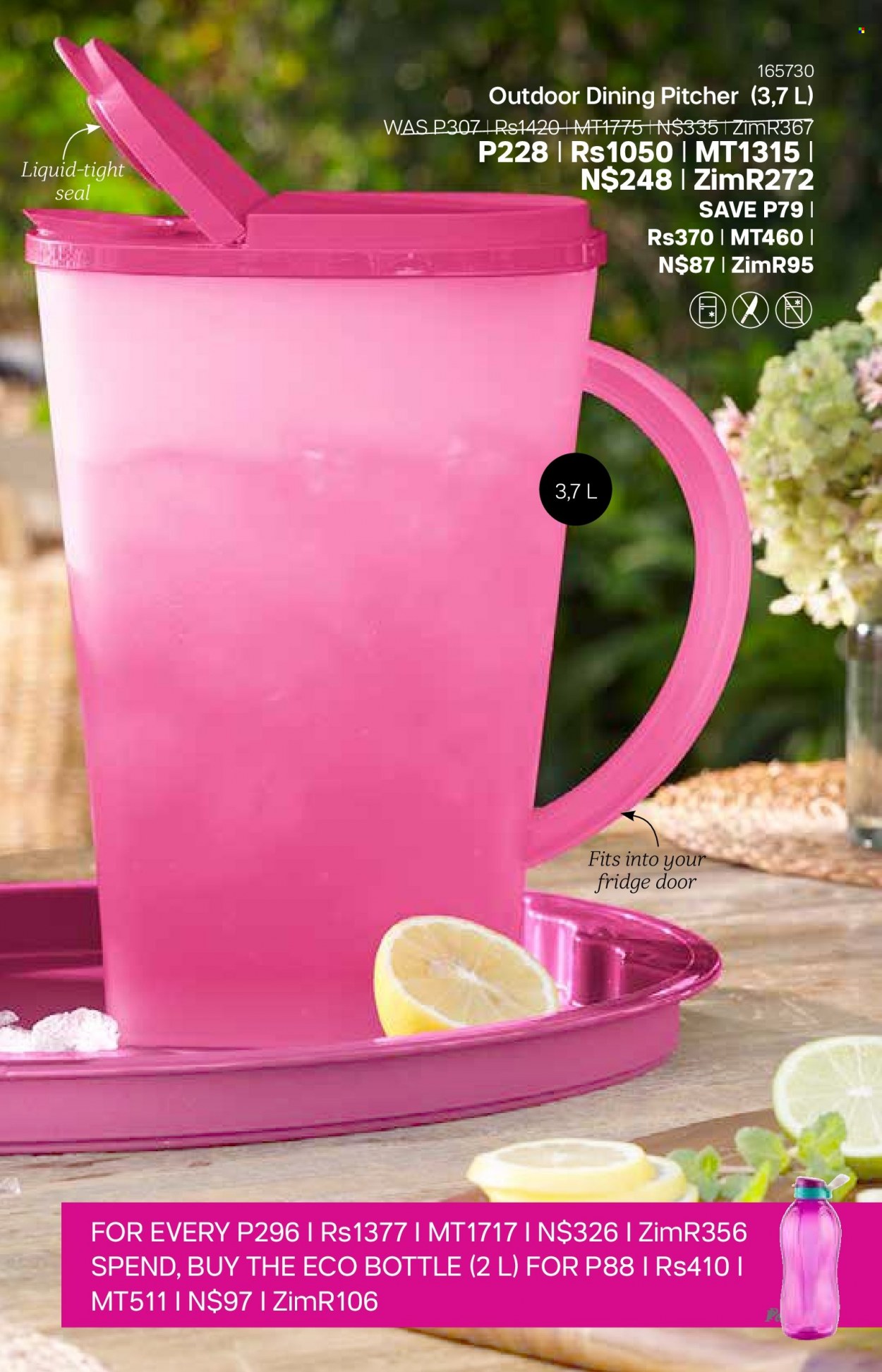 thumbnail - Tupperware catalogue  - 07/09/2022 - 04/10/2022 - Sales products - pitcher, eco bottle. Page 9.