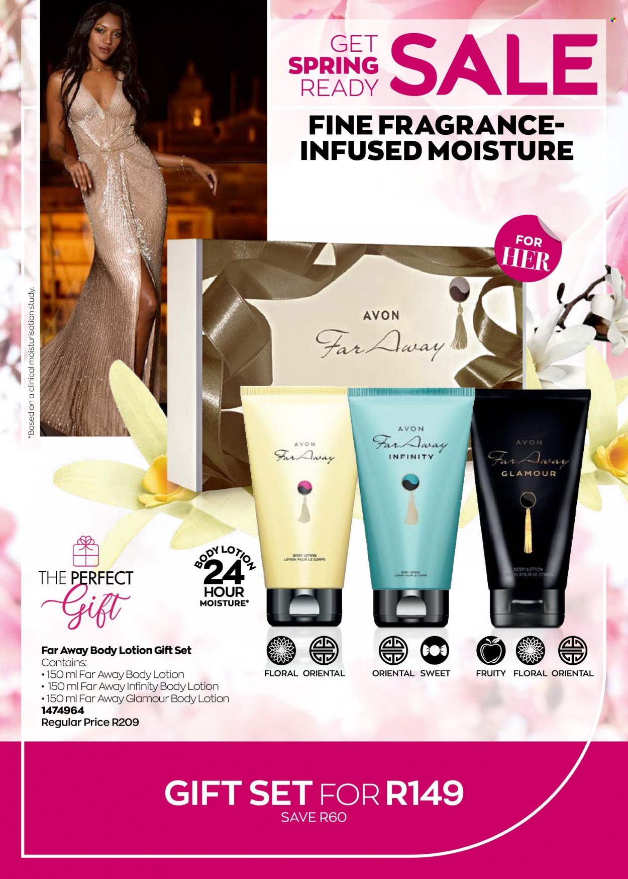 thumbnail - Avon catalogue  - 15/09/2022 - 30/09/2022 - Sales products - Avon, Infinity, body lotion, far away, fragrance, gift set. Page 10.