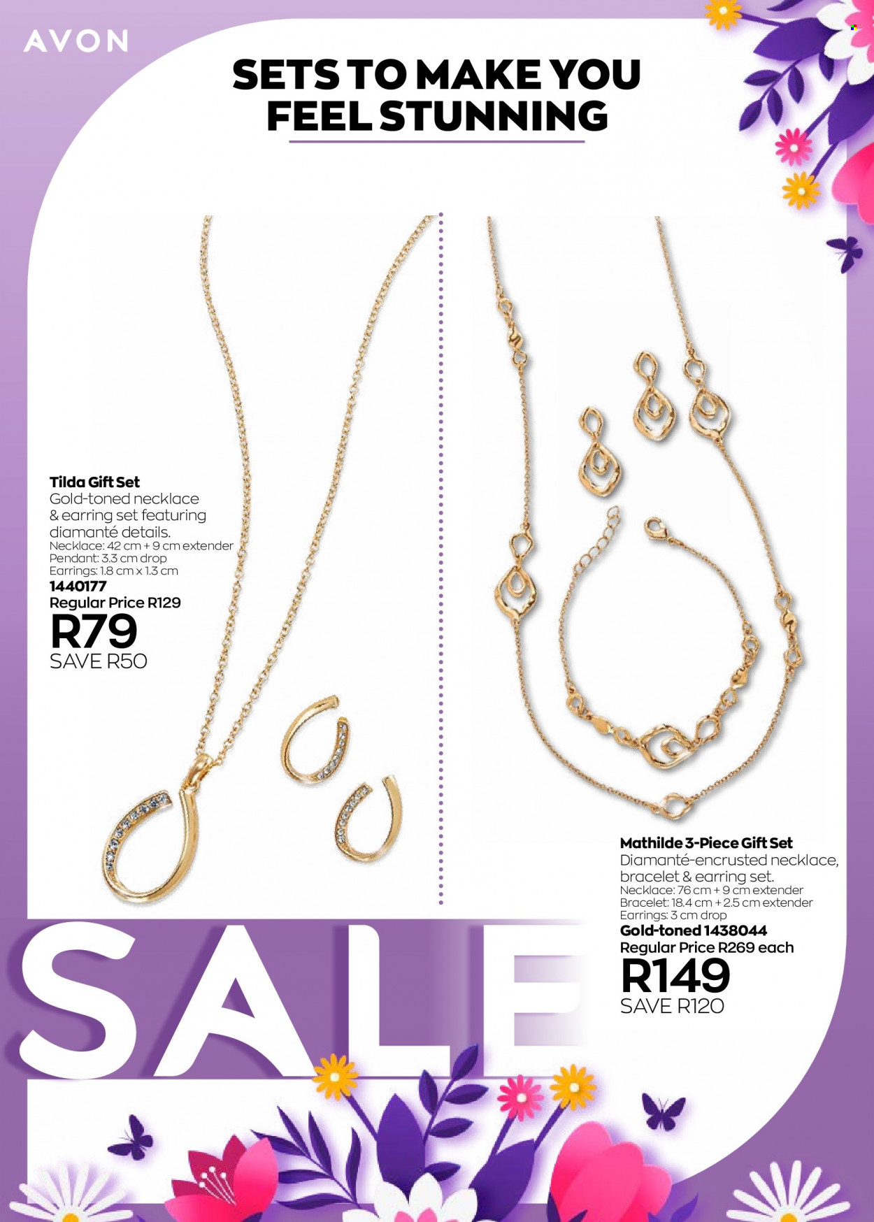 thumbnail - Avon catalogue  - 28/09/2022 - 30/09/2022 - Sales products - Avon, gift set, bracelet, earrings, necklace, pendant. Page 16.