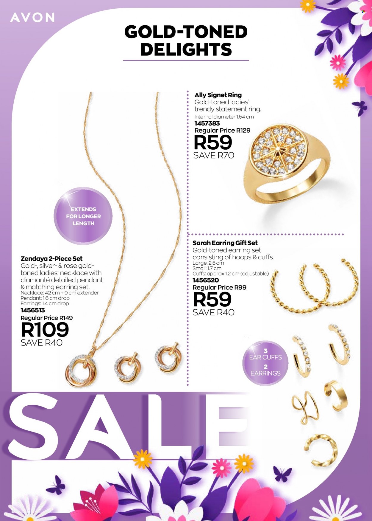 thumbnail - Avon catalogue  - 28/09/2022 - 30/09/2022 - Sales products - Avon, gift set, earrings, necklace, pendant. Page 17.