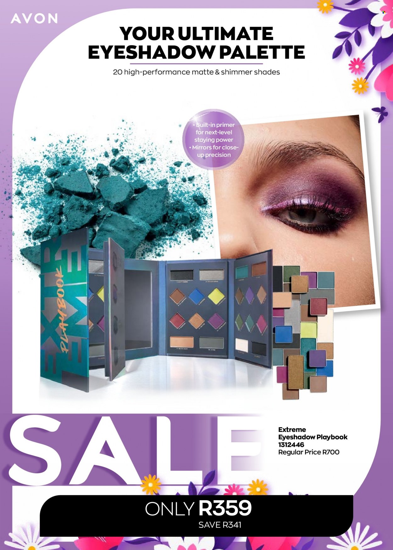 thumbnail - Avon catalogue  - 28/09/2022 - 30/09/2022 - Sales products - Avon, Palette, eyeshadow, shades. Page 28.