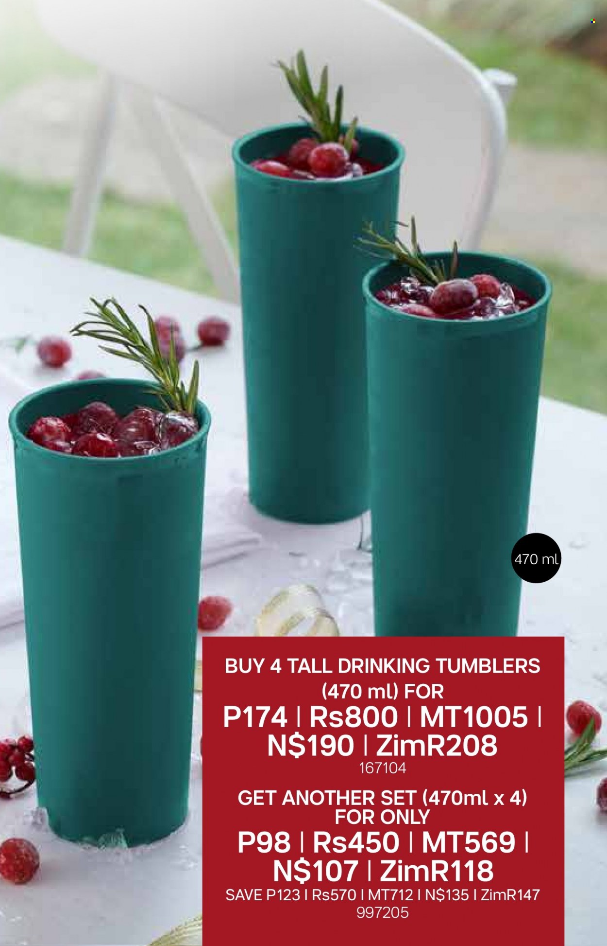 Tupperware catalogue  - 09/11/2022 - 06/12/2022 - Sales products - tumbler. Page 9.