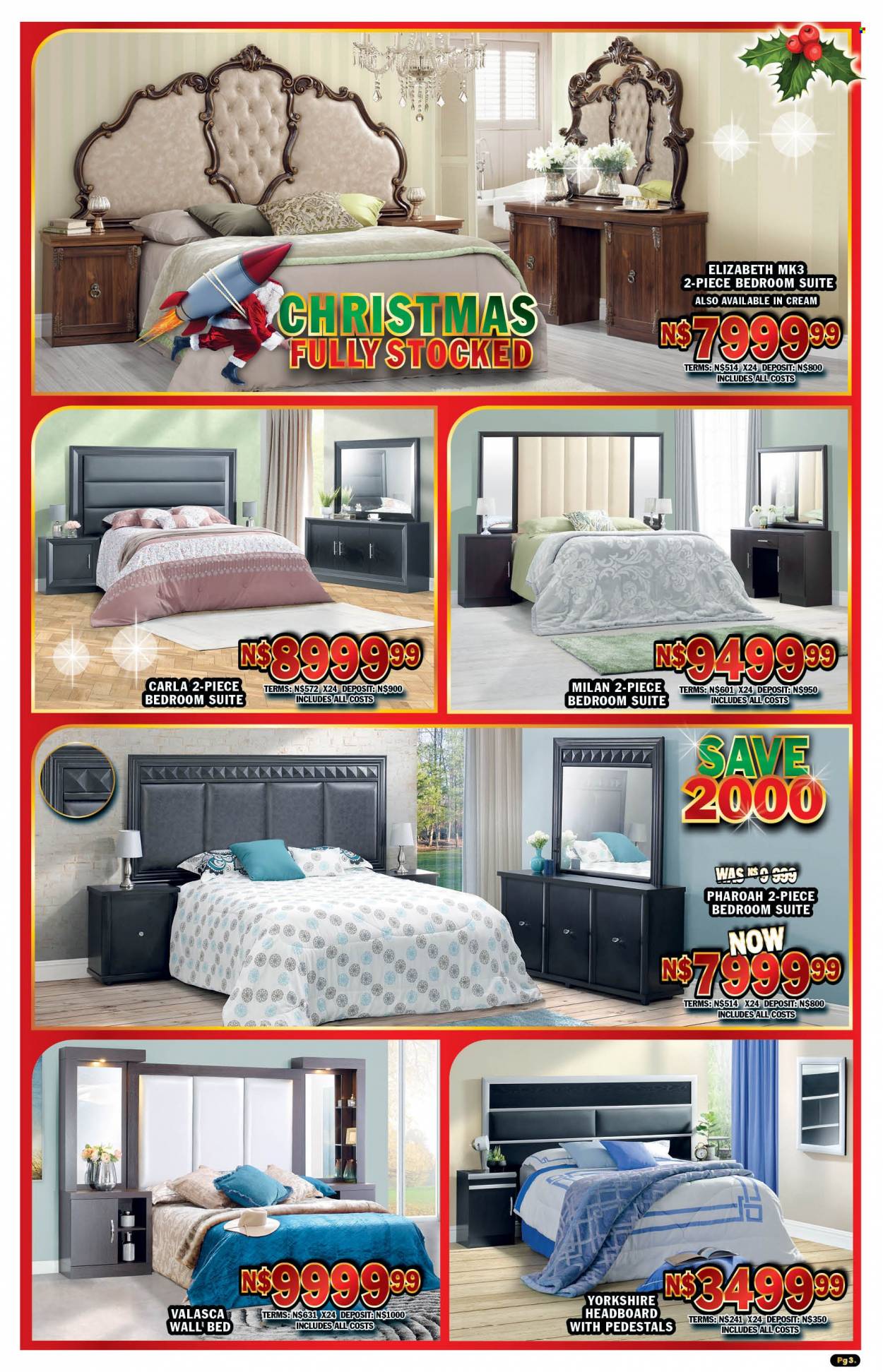 thumbnail - Lewis catalogue  - 14/11/2022 - 10/12/2022 - Sales products - bedroom suite, bed, headboard. Page 4.