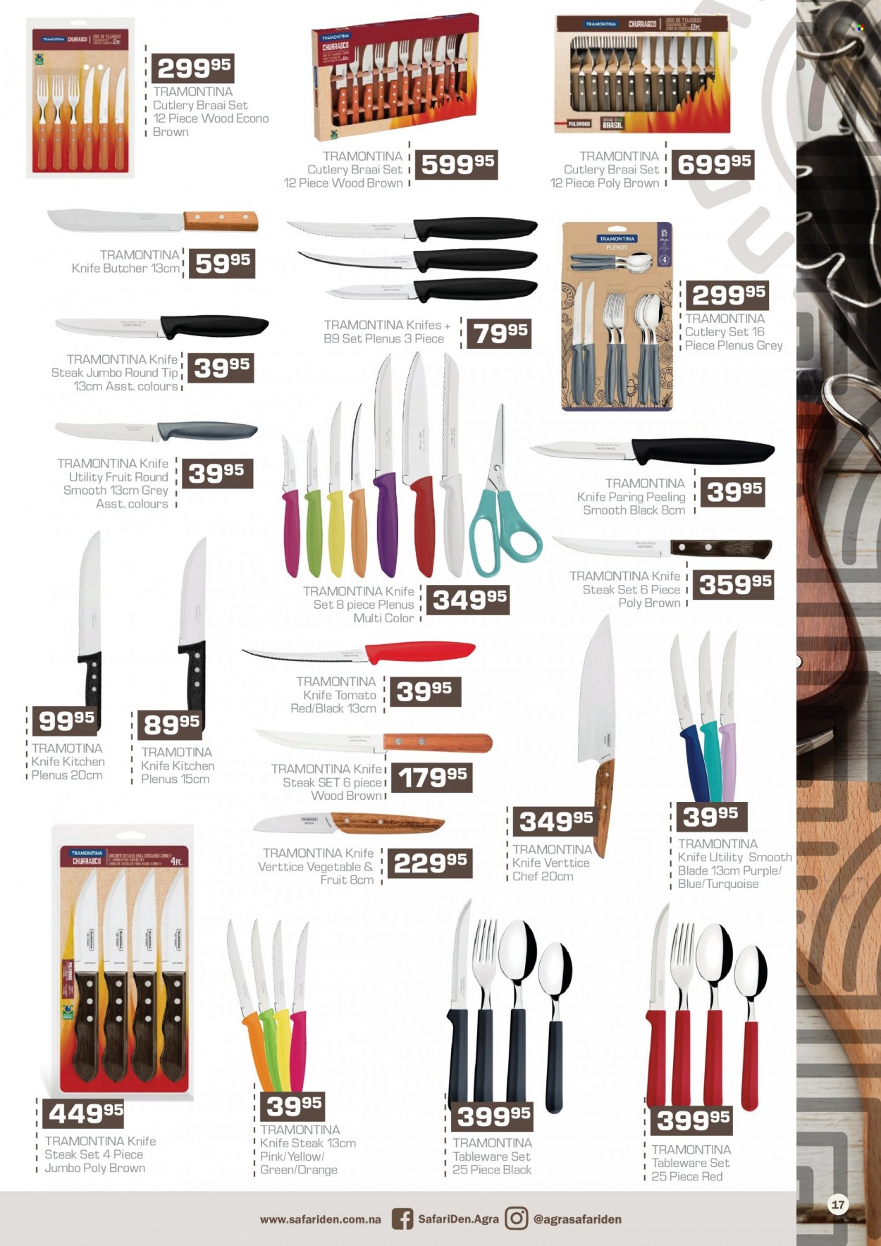 thumbnail - Agra catalogue  - 17/11/2022 - 08/01/2023 - Sales products - knife, braai. Page 17.