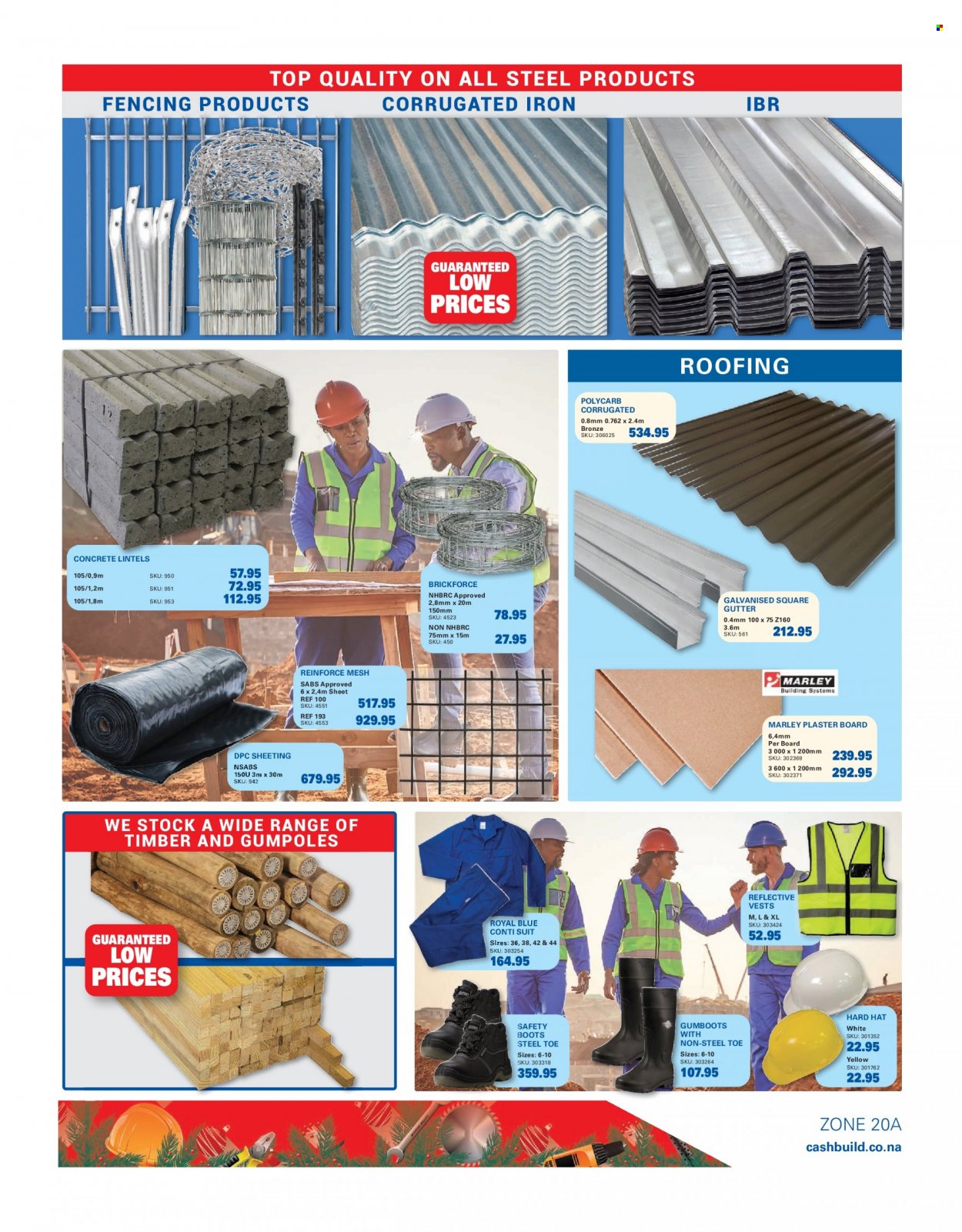 thumbnail - Cashbuild catalogue  - 21/11/2022 - 22/01/2023 - Sales products - sheeting, roofing, plaster. Page 5.