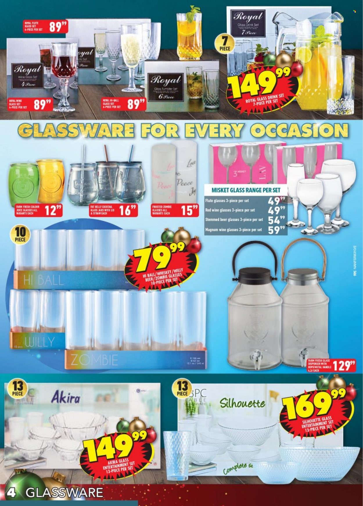 thumbnail - Shoprite catalogue  - 28/11/2022 - 25/12/2022 - Sales products - Magnum, juice, whiskey, whisky, beer. Page 4.