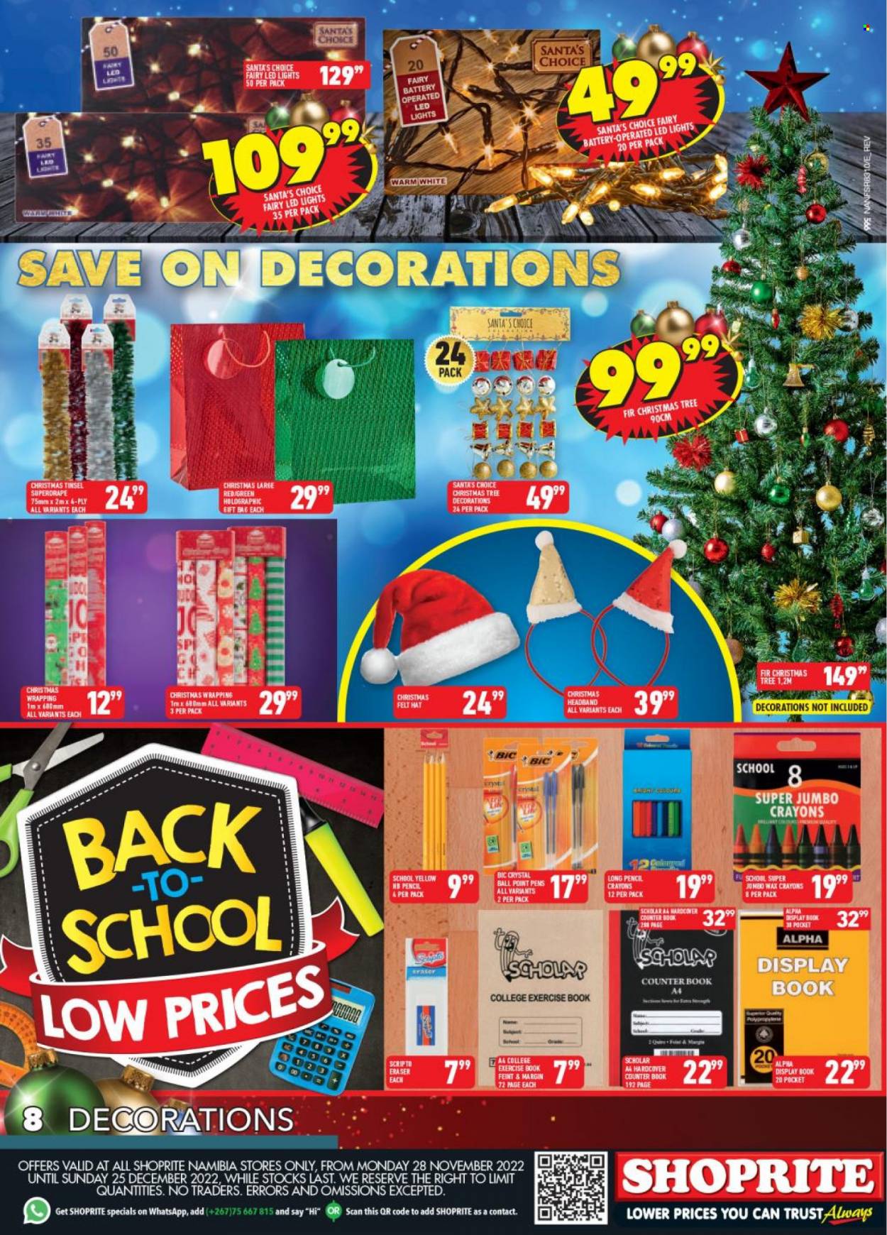 thumbnail - Shoprite catalogue  - 28/11/2022 - 25/12/2022 - Sales products - Santa, Fairy, BIC. Page 8.