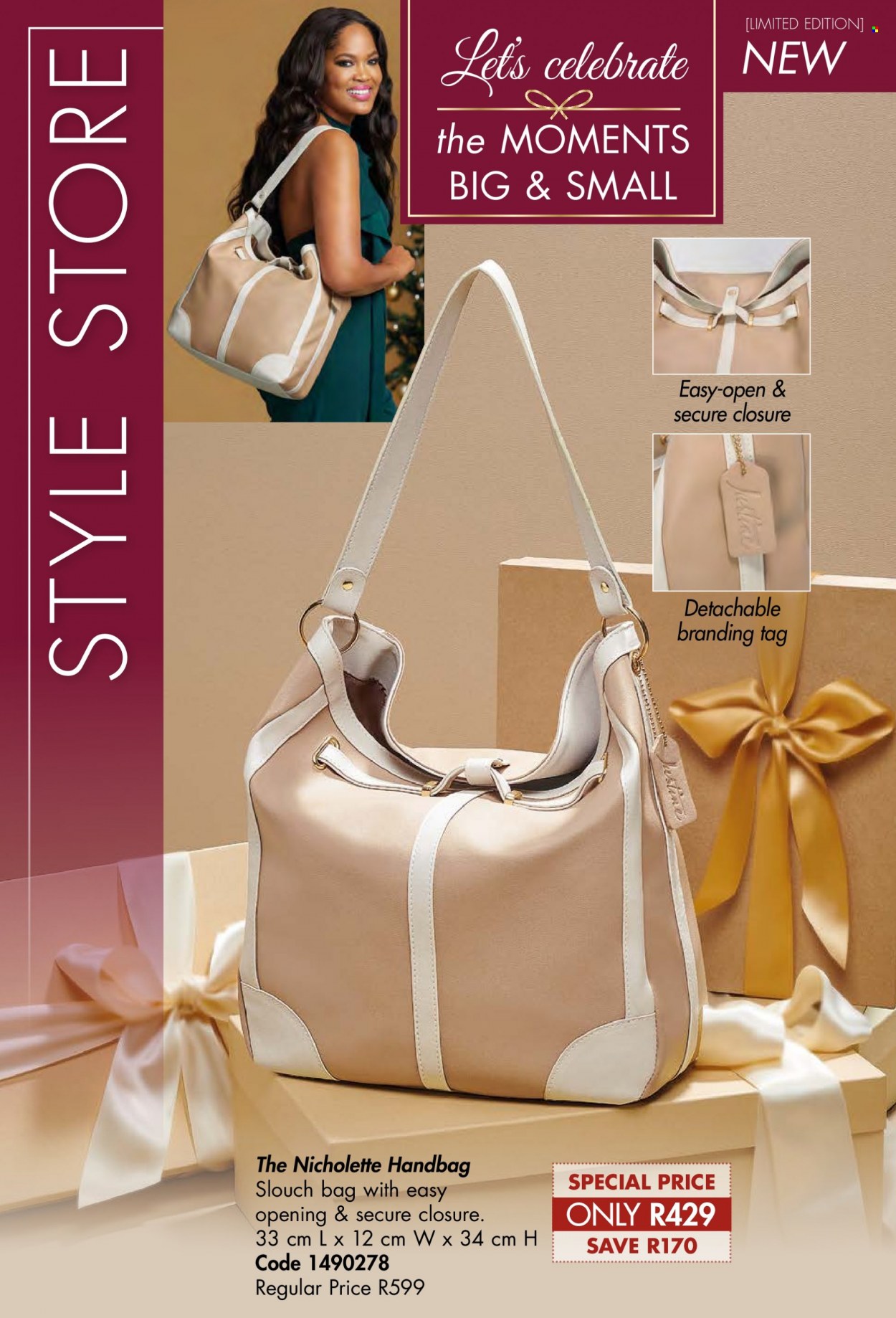 thumbnail - Justine catalogue  - 01/12/2022 - 31/12/2022 - Sales products - handbag. Page 52.