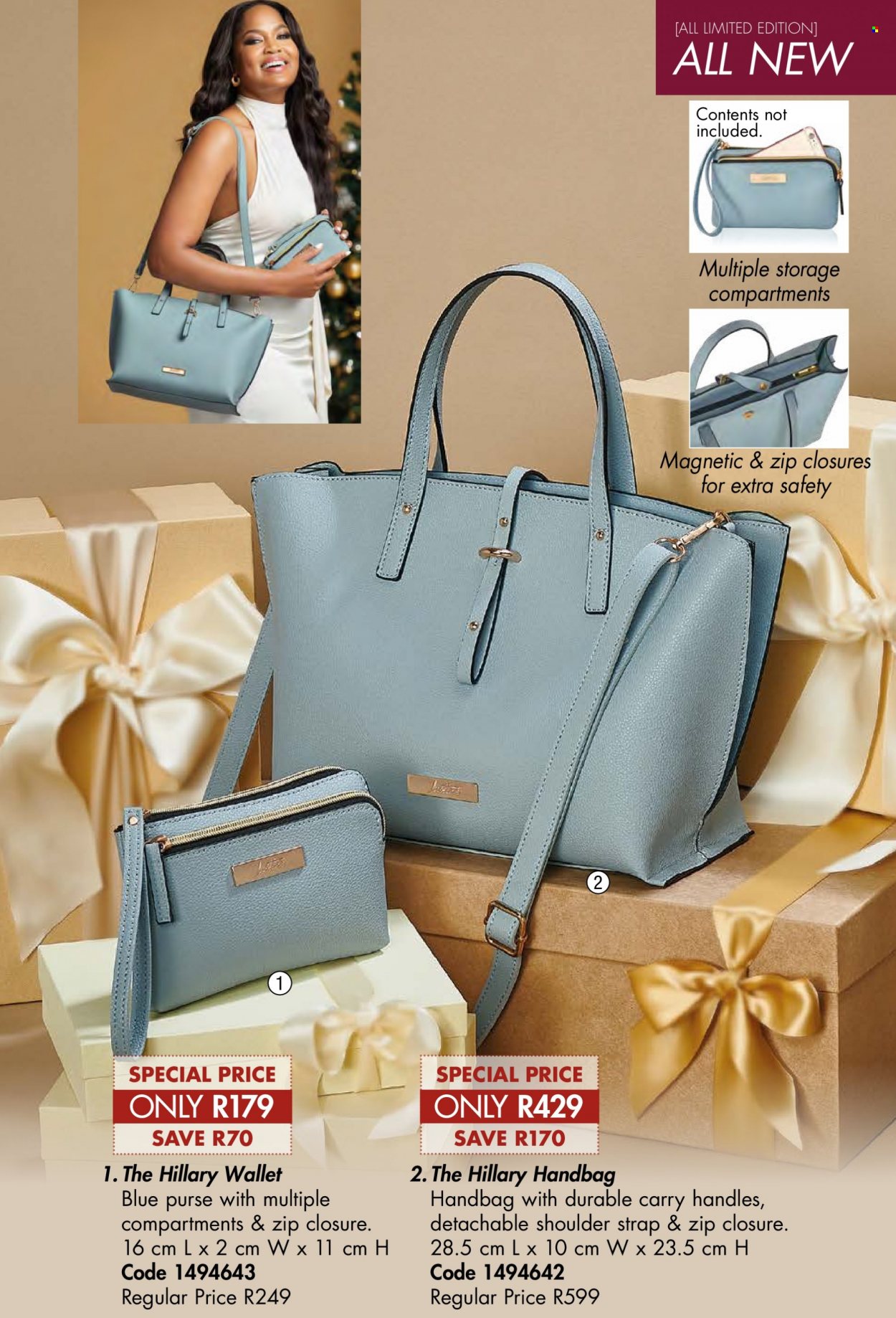 thumbnail - Justine catalogue  - 01/12/2022 - 31/12/2022 - Sales products - handbag, wallet. Page 53.